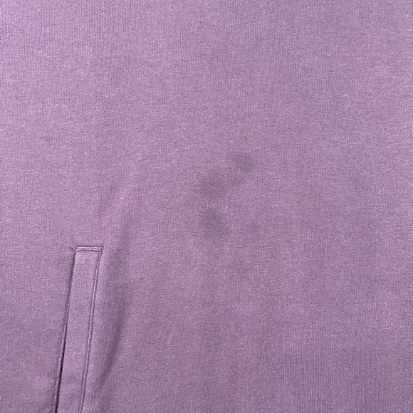 Adidas Women Purple Essentials Comfort Elongated 1/4 Zip Sweatshirt GD2592 Sz S - Picture 2 of 9